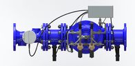 PN10 FBE صمام إدارة ضغط الماء المطلي مع 24 VDC تحكم