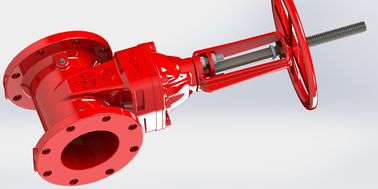 ANSI B16.10 نوع اللفاف أو الخندق الصمام المقعد المقاوم غير المتصاعد مع ختم EPDM