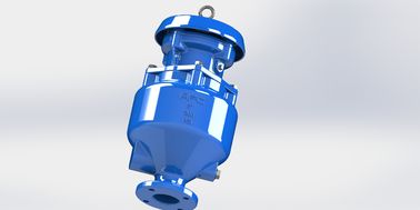 DN50-DN200 صمام إطلاق الهواء من الصرف الصحي الحديدي المرن مع نوع الاتصال بالشريحة / الخيوط