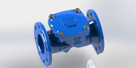 صمام التحقق المرن من الحديد المرن مع ختم EPDM و EN12266 تم اختباره لتطبيقات المياه