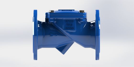 صمام التحقق المرن من الحديد المرن مع ختم EPDM و EN12266 تم اختباره لتطبيقات المياه
