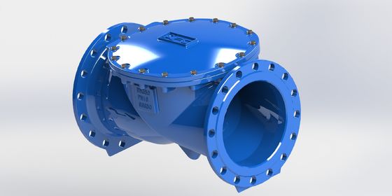 EN12266 معيار الاختبار صمام الاختبار المرن المتحرك مع نوع اتصال السترة ومادة الختم EPDM لمراقبة السوائل الصناعية
