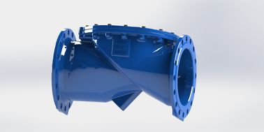 صمام فحص المياه العادمة مزدوج الاطار ، دبوس من الفولاذ المقاوم للصدأ لنظام HVAC