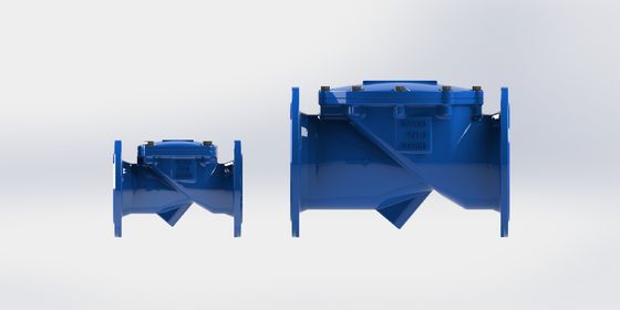 صمام فحص مرن معتمد من ISO مع ختم EPDM وتصنيف ضغط PN10 لأنظمة خطوط الأنابيب