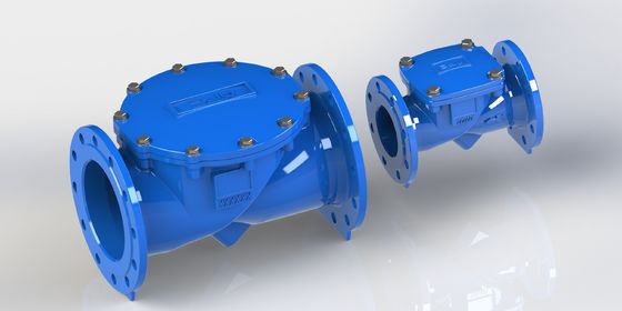 صمام التحقق المرن المتحرك مع PN16 تصنيف الضغط الجسم الحديدي الرقيق والختم EPDM للتطبيقات المائية