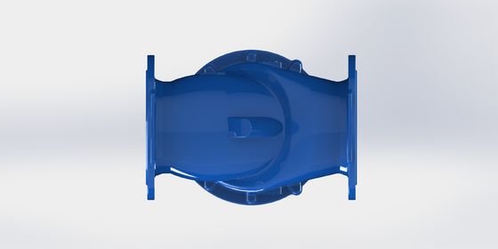 صمام فحص مرن متأرجح PN16 مع جسم من حديد الدكتايل ومواد ختم EPDM