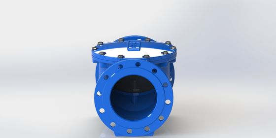 صمام فحص مرن متأرجح EPDM مع نطاق حجم DN50-700 ووصلة شفة PN10/PN16