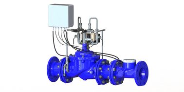 صمام تحكم المياه الأزرق RAL 5005 NSF61 مع أجزاء داخلية SS304 ومقعد جسم EPDM