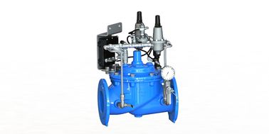 صمام تحكم المياه الأزرق RAL 5005 NSF61 مع أجزاء داخلية SS304 ومقعد جسم EPDM