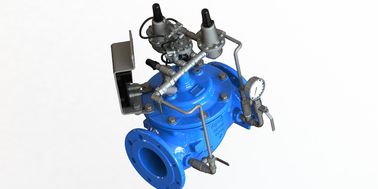 صمام تحكم المياه الأزرق RAL 5005 NSF61 مع أجزاء داخلية SS304 ومقعد جسم EPDM
