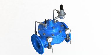 EN1092-2 صمام تخفيض الضغط مغلف بالبوكسي GGG50 مع مقعد SS304 وتعزيز نايلون