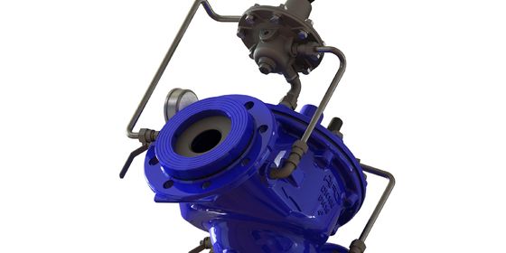 صمام التحكم في التدفق الهيدروليكي التشغيل مع معيار EN1074-5 ونطاق درجة حرارة 0-80 درجة فهرنهايت