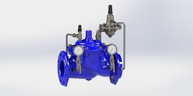 SS304 صمام التحكم في تدفق التيار PN10/16/25 Ral5005 لـ 0-80 درجة فهرنهايت