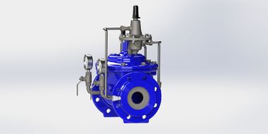 صمام تحكم تدفق EPDM الختم SS304 Pilot EN1074-5 الحجاب الحاجز المعزز من النايلون