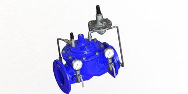 أزرق Ral5005 EPDM مغلقة A400 صمام التحكم في تدفق SS304 الطيار