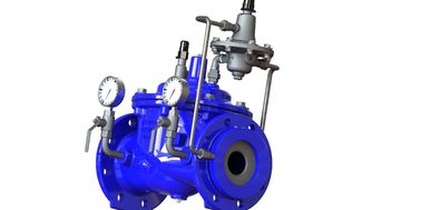 صمام تحكم تدفق EPDM الختم SS304 Pilot EN1074-5 الحجاب الحاجز المعزز من النايلون