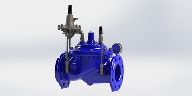 أزرق Ral5005 EPDM مغلقة A400 صمام التحكم في تدفق SS304 الطيار