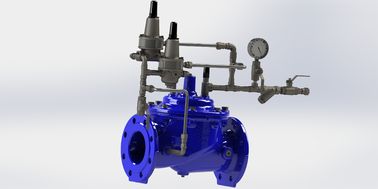 PN10 صمام مضاد الزيادة EPDM المطاط اليدوي التشغيل وأطراف الشريط