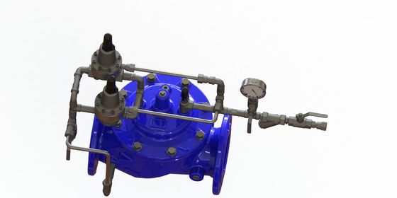 صمام توقّع الموجات الحديدية المرنة المغطاة بالروبوت EPDM مع وظيفة توقّع الموجات للأنظمة المائية
