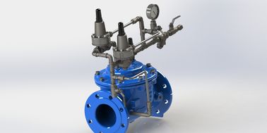 صمام توقّع الموجات الحرارية بالنايلون المُعزّز الصمام الحاجز المطاطي EPDM الأزرق