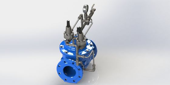 صمام توقّع الزيادة مع RAL5005 متينة النهاية والغشاء النيلون تعزيز متوافق مع معيار EN1074-5