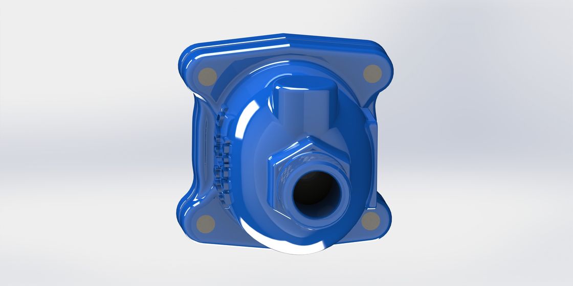 صمام تنفيس هواء مركب من الحديد الزهر المطاوع مع وصلة ملولبة وفلنجة معتمد EN1074-4 لشبكات خطوط الأنابيب