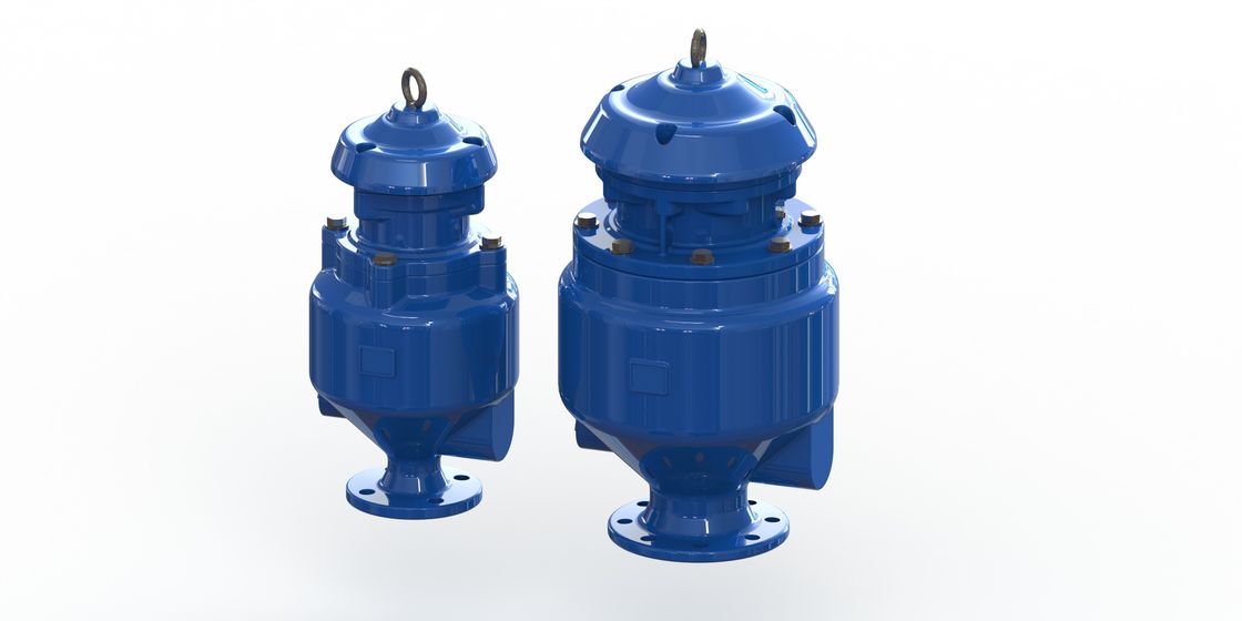 صمام تنفيس هواء الصرف الصحي DN50-DN200 بتصنيف درجة حرارة ≤80℃ ونطاق ضغط PN10-PN40 لأنظمة صمامات هواء الصرف الصحي