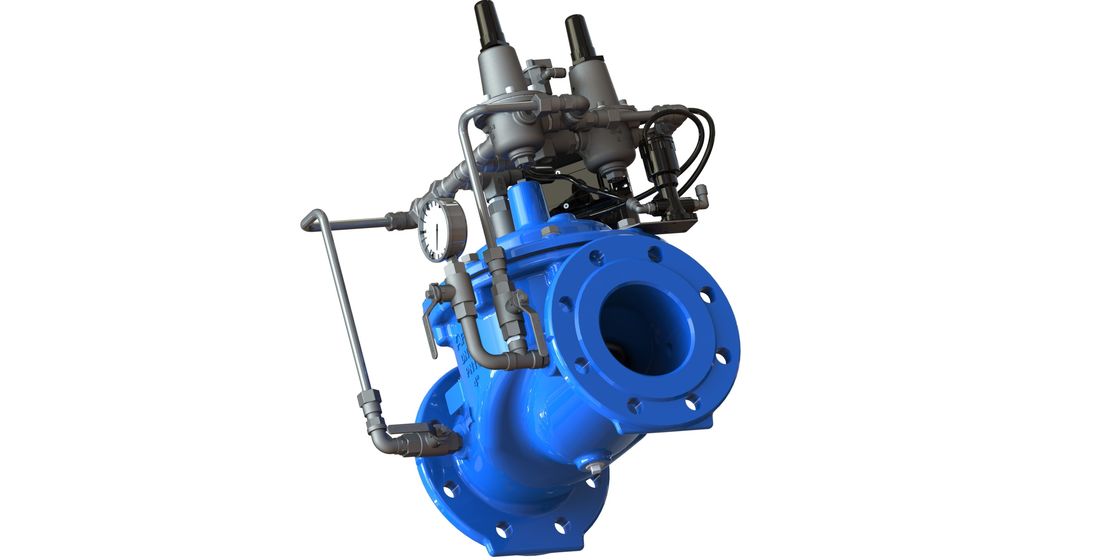 صمام التحكم في المياه الصلب الصلب مع مقعد جسم EPDM و SS304 Pilot للسيطرة الدقيقة على تدفق الضغط