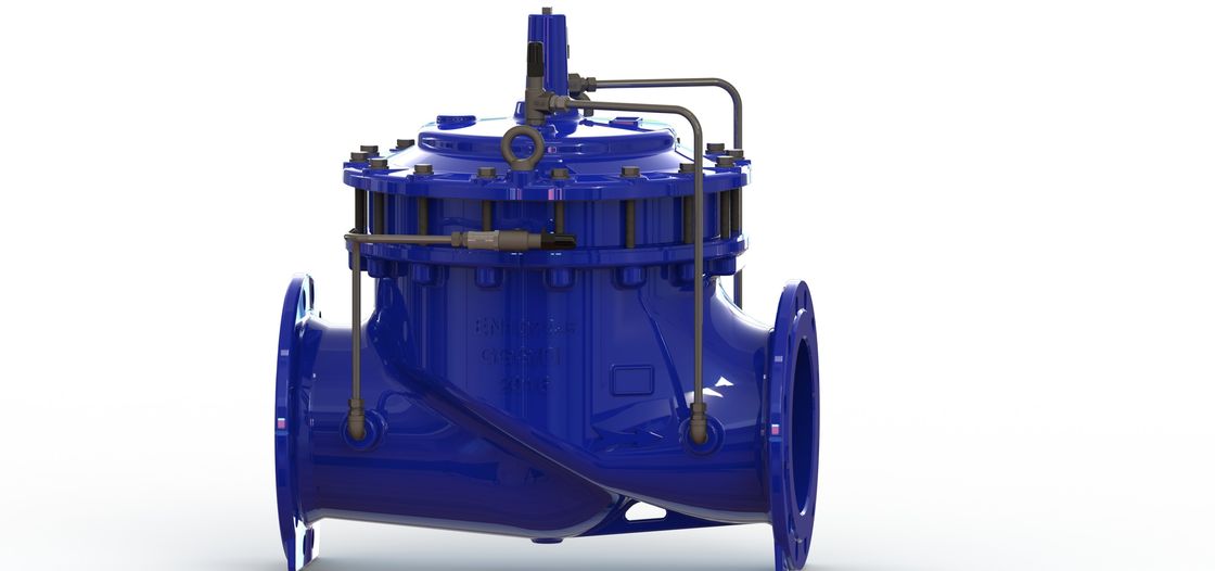 صمام تحكم المياه المطاطي EPDM مع أجزاء داخلية SS304 وشهادة NSF61 لتنظيم تدفق المياه النظيفة