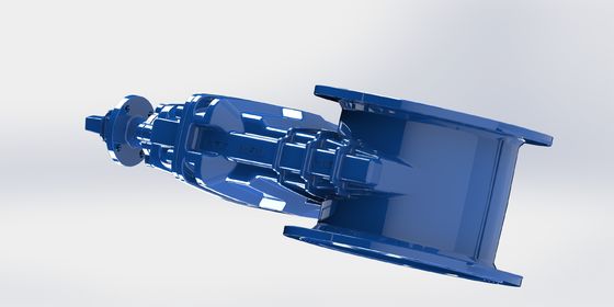 صمام بوابة توصيل مشفه للمياه مصنوع وفقًا لمعيار تصميم ANSI مما يضمن عمر خدمة وتشغيل طويلين صمام بوابة للمياه