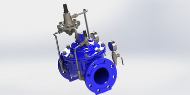 SS304 المواد التجريبية صمام تدفق الميناء الكامل A400
